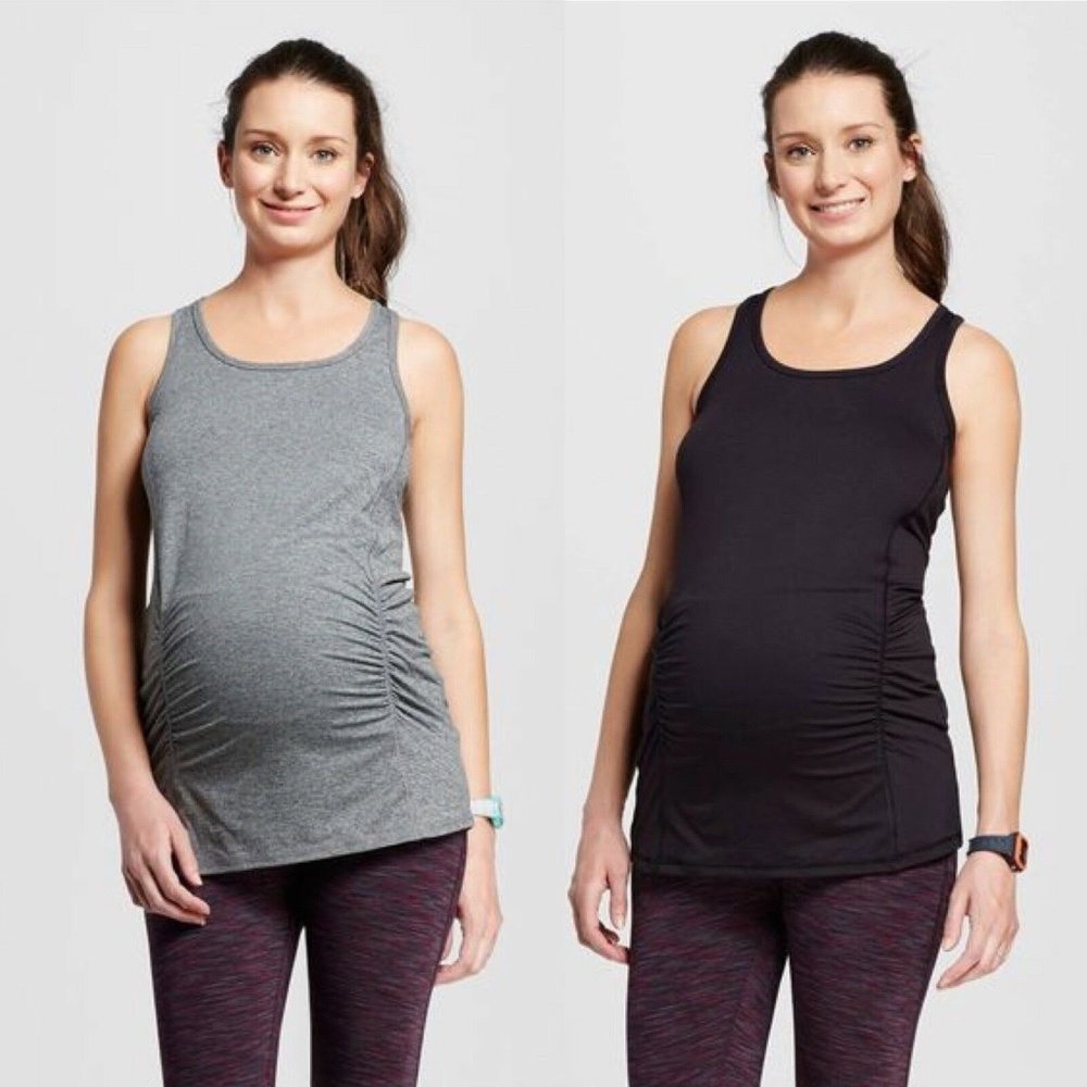 c9 Champion Maternity Performance Long Tank Top XS